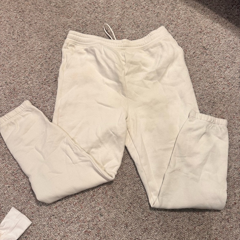Beyond Yoga Cream Track Pants